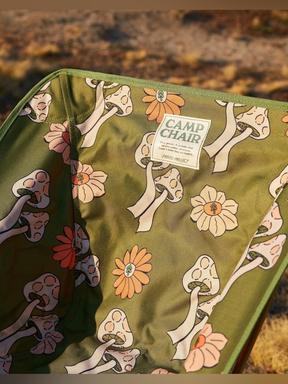 Parks Project Shrooms Packable Camp Chair - Picture 11 of 16
